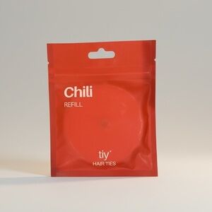TIY Hair Ties Chili Refill Red Elastic Cords